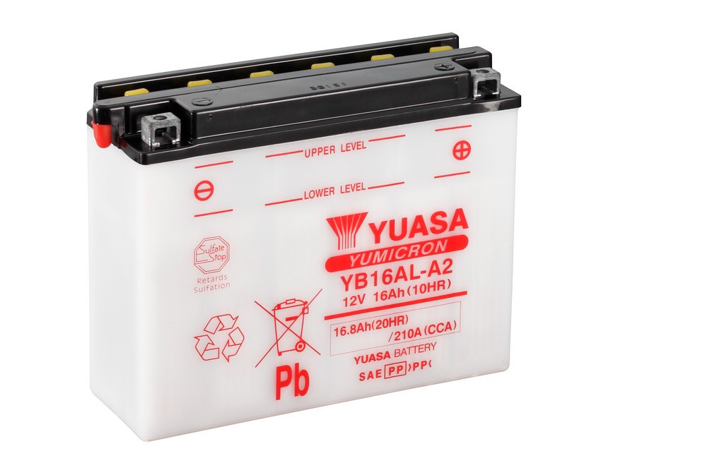 Yuasa MC YB16AL-A2, 12V 16,8 Ah, YB16AL-A2-image