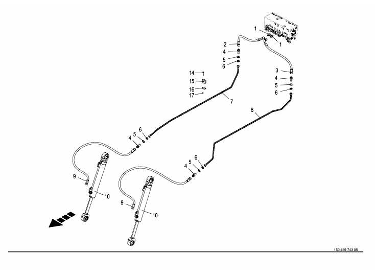 Hydraulik - lyft - fram