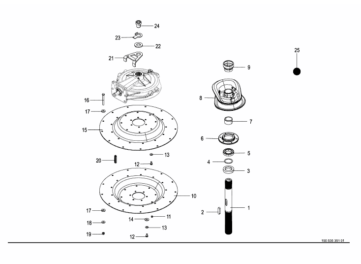 Rotor - Vänster avsättning