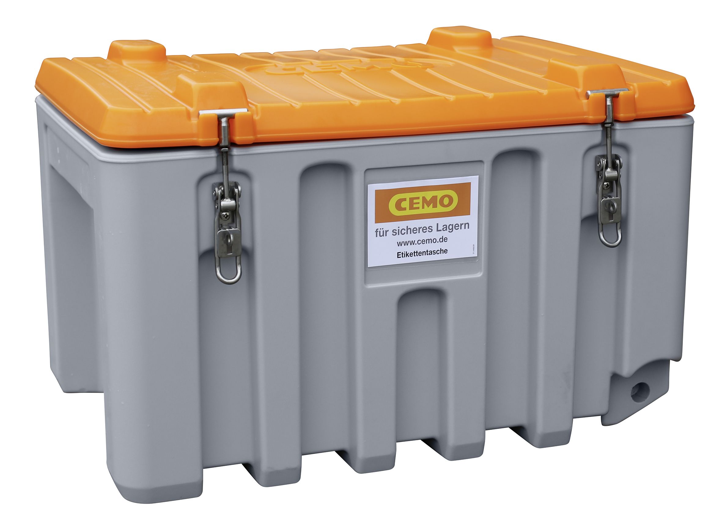 CEMbox 150 liter, grå/orange