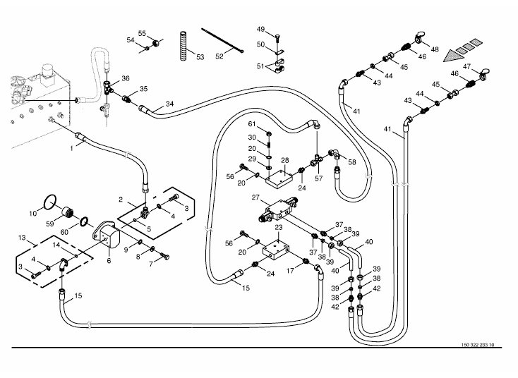 Hydraulics - additional connection rear -optional