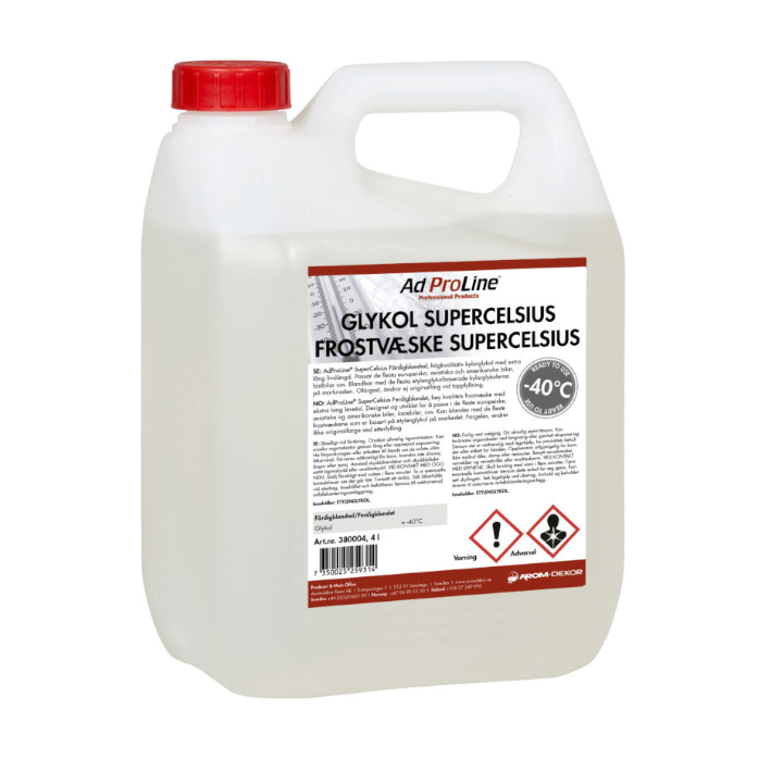 AdProLine® Glykol SuperCelsius Färdigblandad, 4 liter dunk