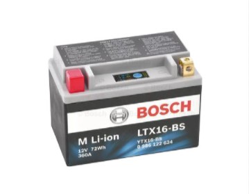 Bosch MC Litium, 12V 300 CCA, LTX16-BS