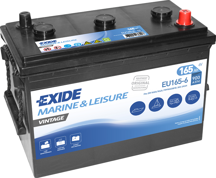 Exide Vintage, 6V 165Ah, EU165-6-image