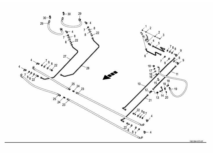 Hydraulics - cutting blade -optional