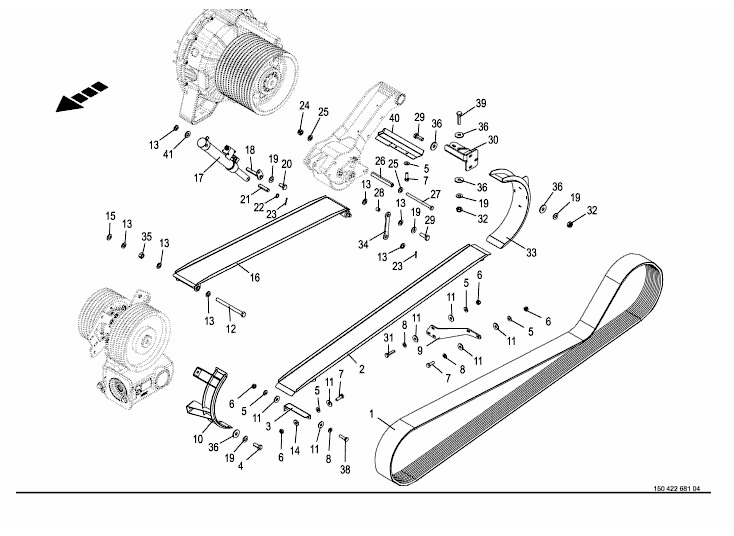 Main belt - rear