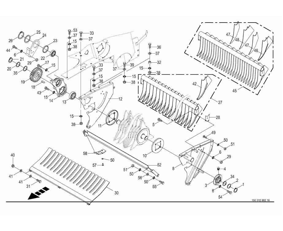 Rotor - Suspension / Skrapa / Mellanplatta - XC