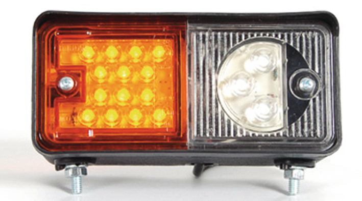 Strands frontlampa LED, duo position/blinkers, 12/24V, höger-image