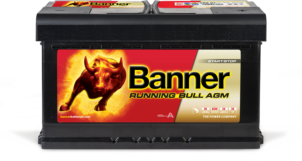 Banner Running Bull, AGM, 12V 80Ah, 58001