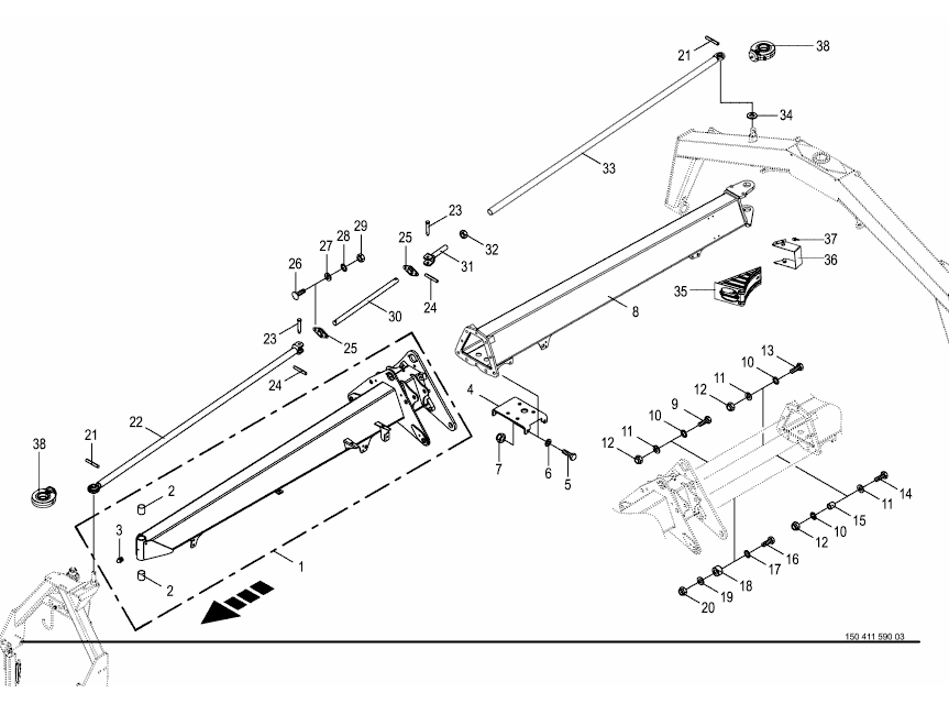 3.0 Frame / Steering rod