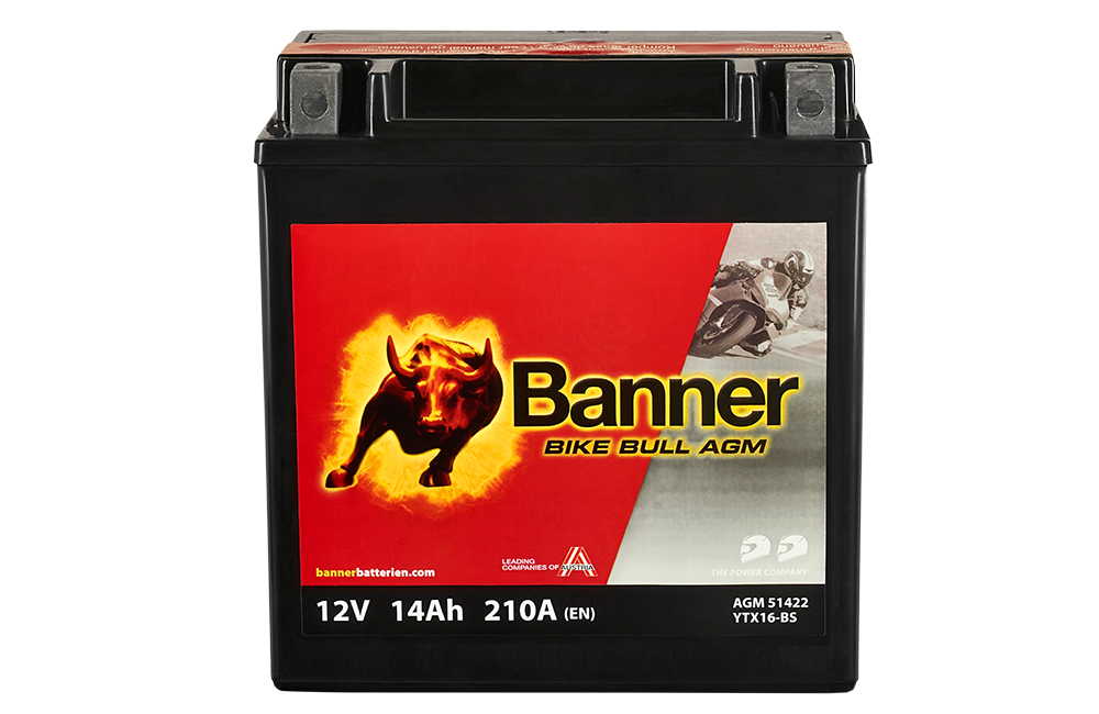 Banner MC AGM YTX16-BS, 12V 14Ah, 51422-image