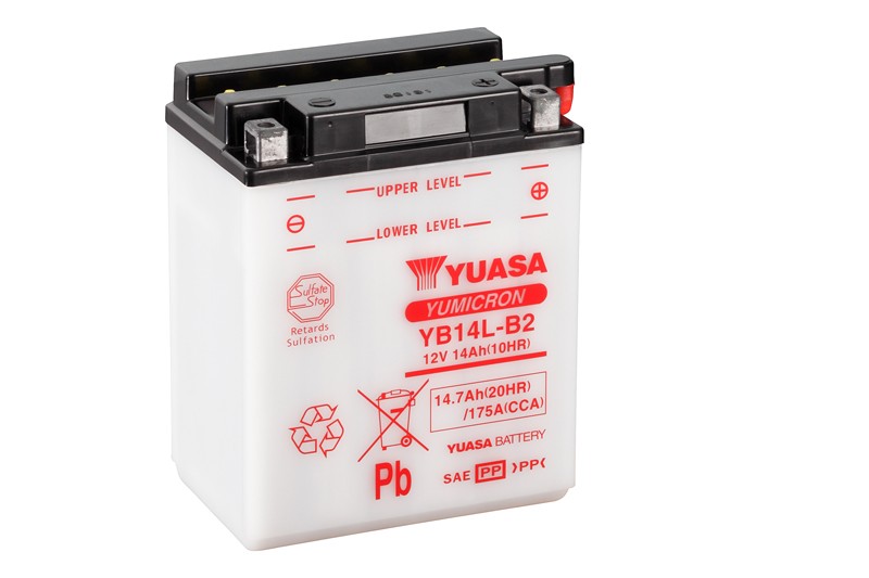 Yuasa MC YB14L-B2, 12V 14,7 Ah, YB14L-B2