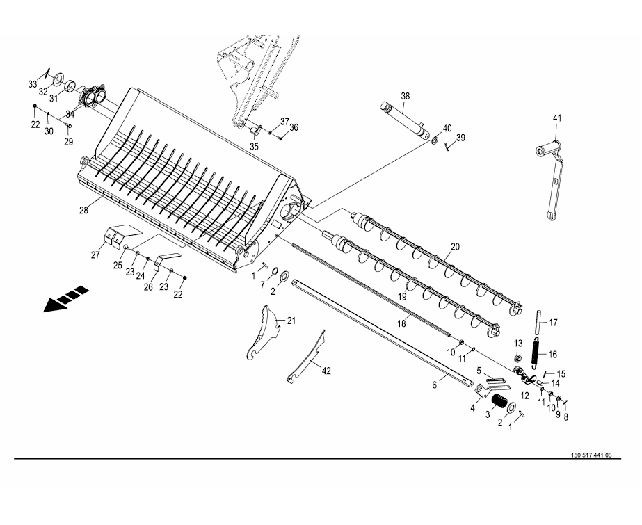 Cutting mechanism -17 blades