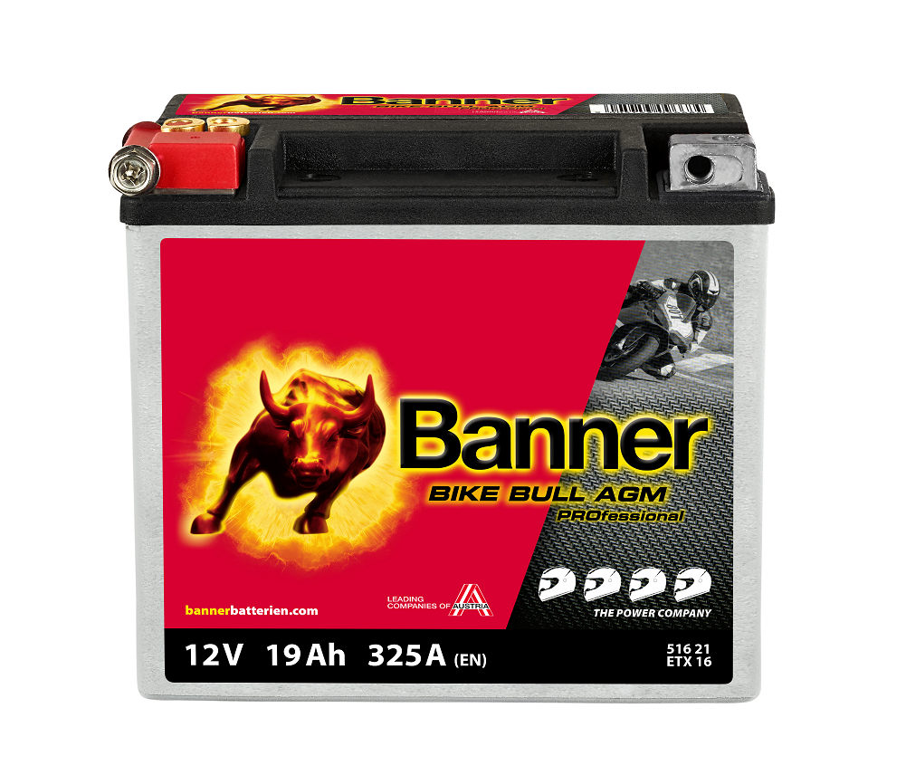 Banner Bike Bull AGM PRO ETX 16, 12V 19Ah ,ETX51621-image