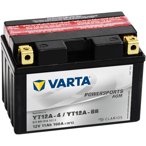 Varta MC AGM YT12A-BS, 12V 11Ah, 511901