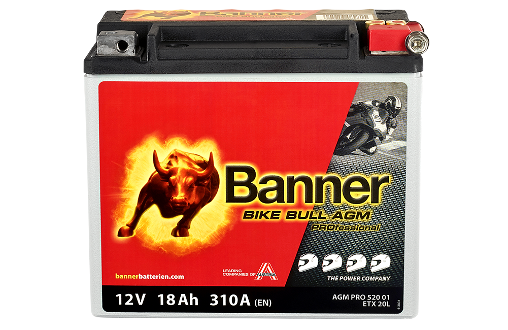 Banner Bike Bull AGM PRO ETX 20L, 12V 18Ah, ETX52001-image