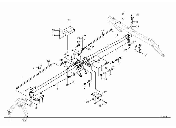 Frame / Steering rod