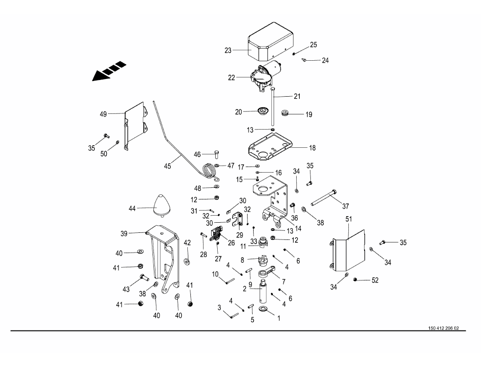 37.0 Electrical lift - Rotor