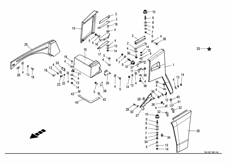 Panel - fram