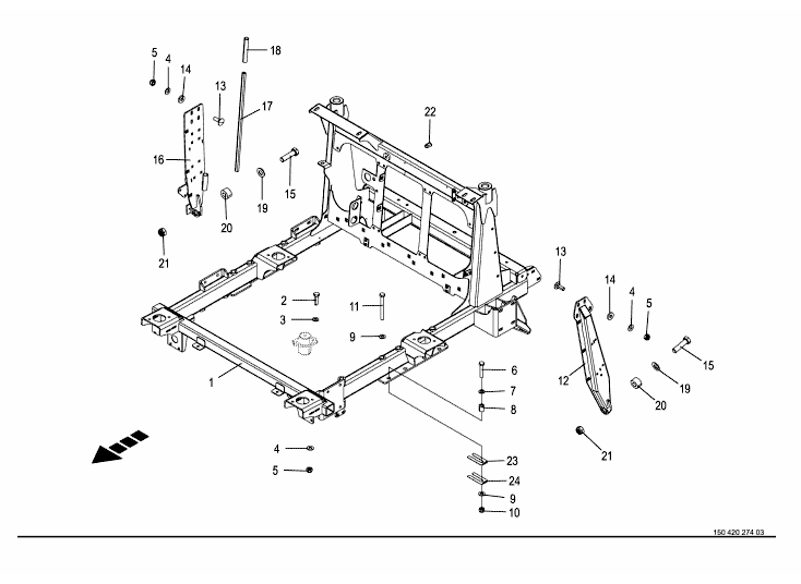 Cabin holder