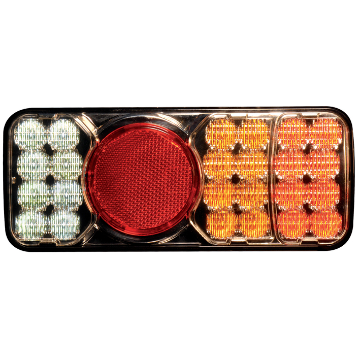 Strands bakljus LED, 4 funktioner, bak/broms/blinkers/back, 12/24V, höger-image