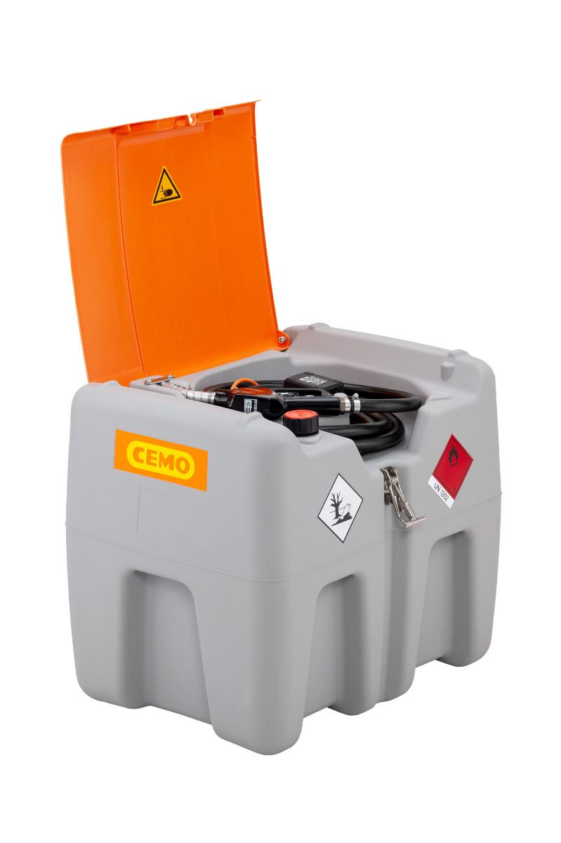 DT-Mobile Easy 210 liter, CAS-system inkl batteri 4 Ah och laddare ASC55, elpump CENTRI SP 30 18V, lock