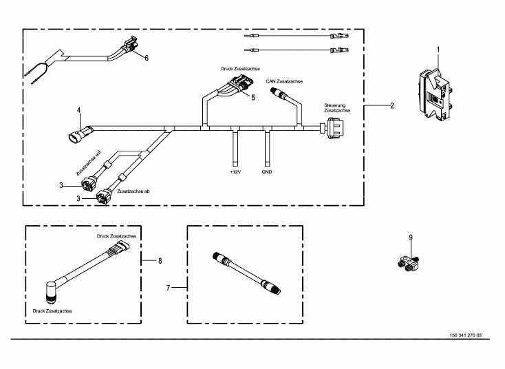 Electronics - additional axis -optional