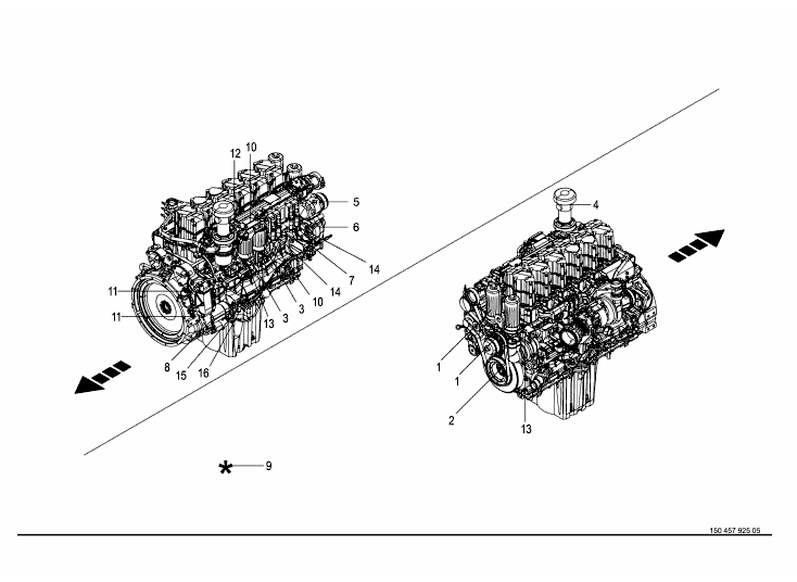 Accessories - diesel engine