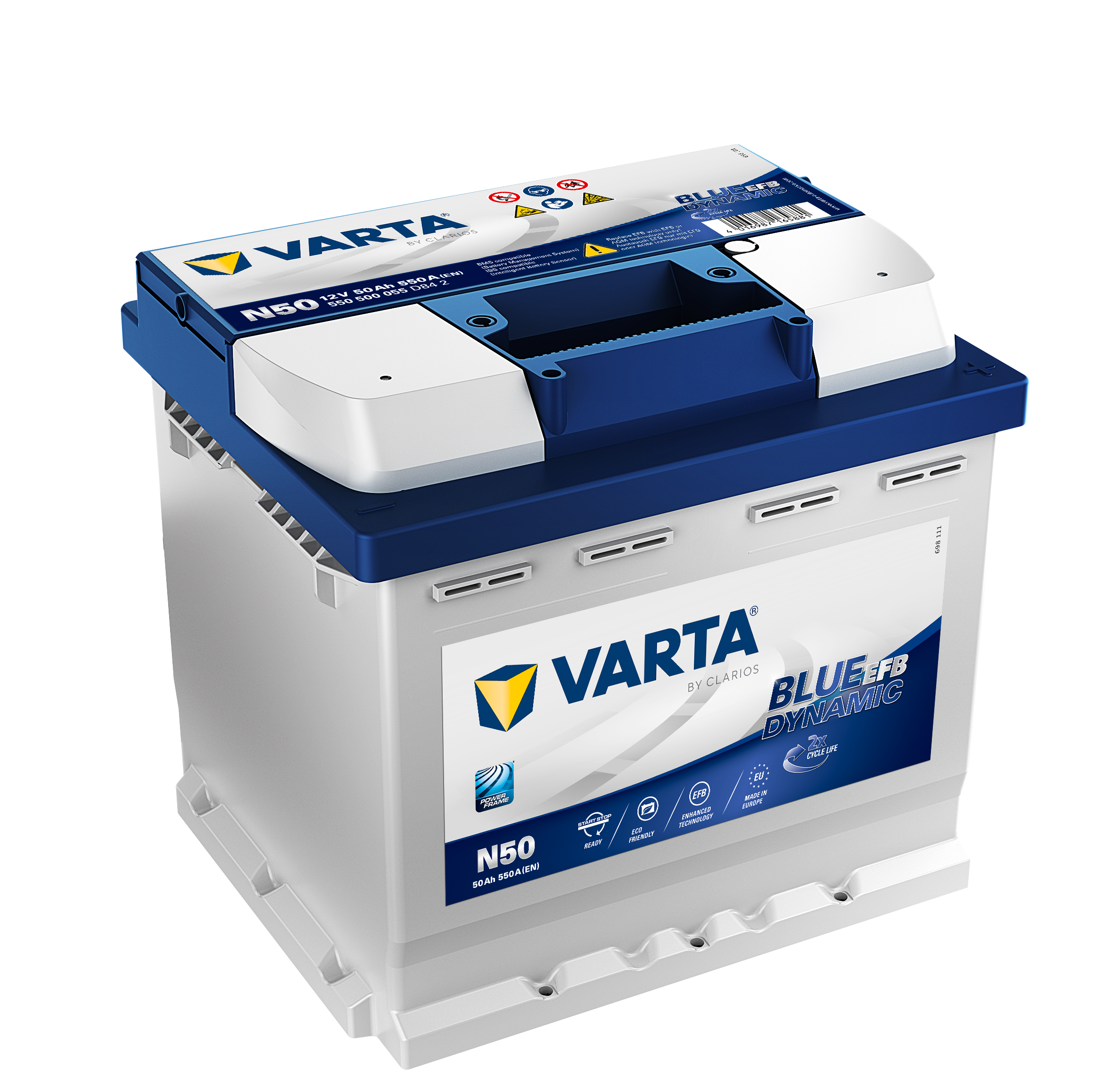 Varta Blue Dynamic, EFB 12V 60Ah, N50-image