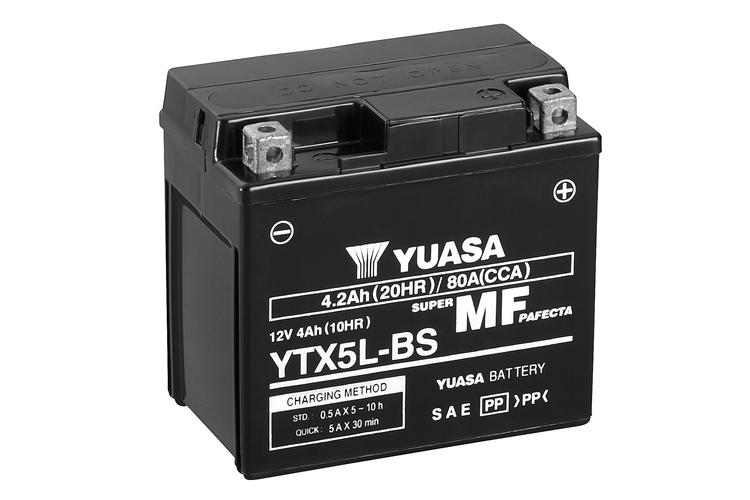 Yuasa MC YTX5L-BS MF AGM, 12V 4,2 Ah, YTX5L-BS