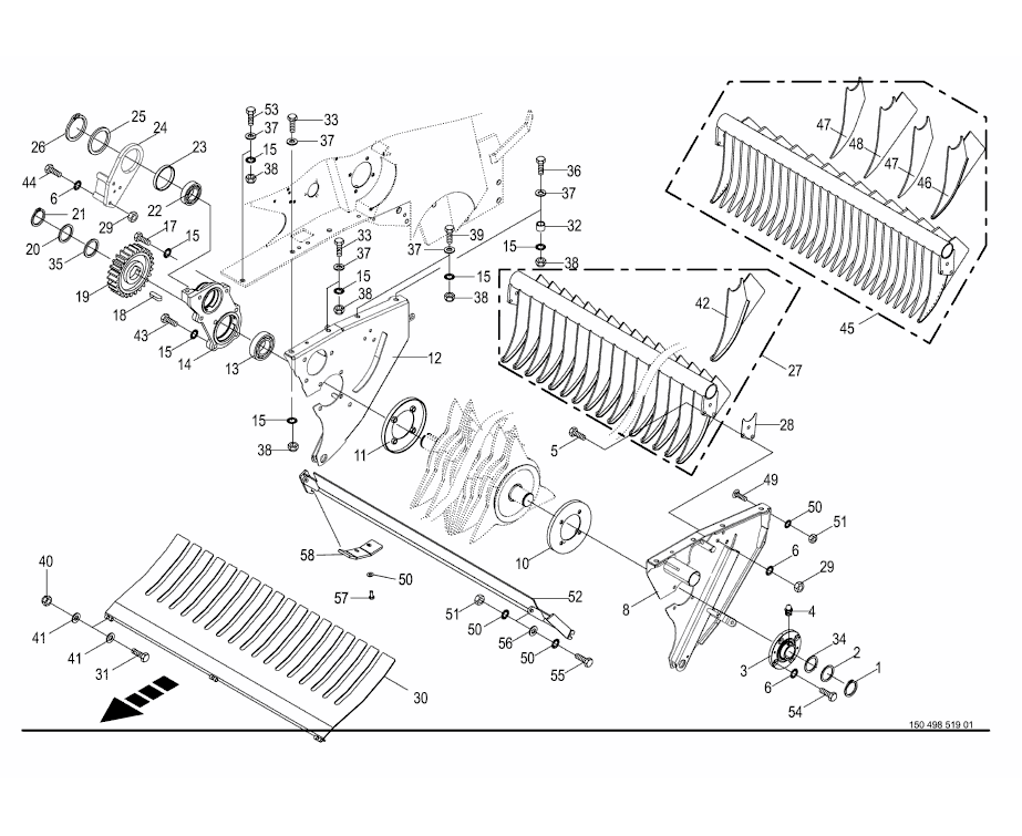 Rotor - Suspension / Skrapa / Mellanplatta - XC